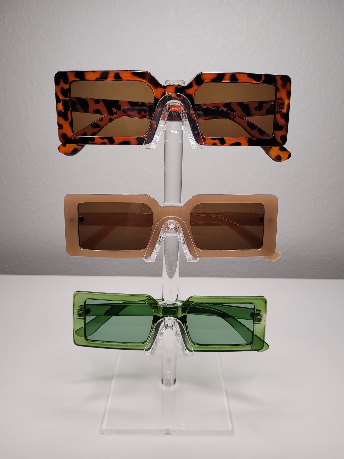 Serayah | Retro Square Shades - Leopard