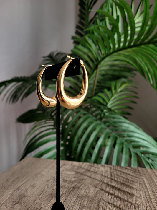 Kim | Tear Drop Stainless Steel Earrings