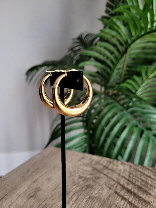 Erica | Stainless Steel Circle Hoops