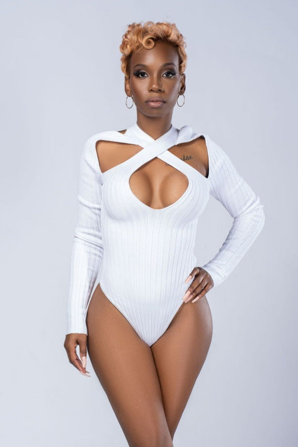 White Thong Bodysuit